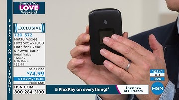 Net10 Moxee Hotspot with 10GB Data for 1 Year and Power ...