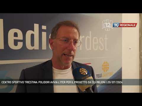 CENTRO SPORTIVO TRIESTINA: POLIDORI AVVIA L'ITER PER IL PROGETTO DA 13,5 MILIONI | 20/07/2024