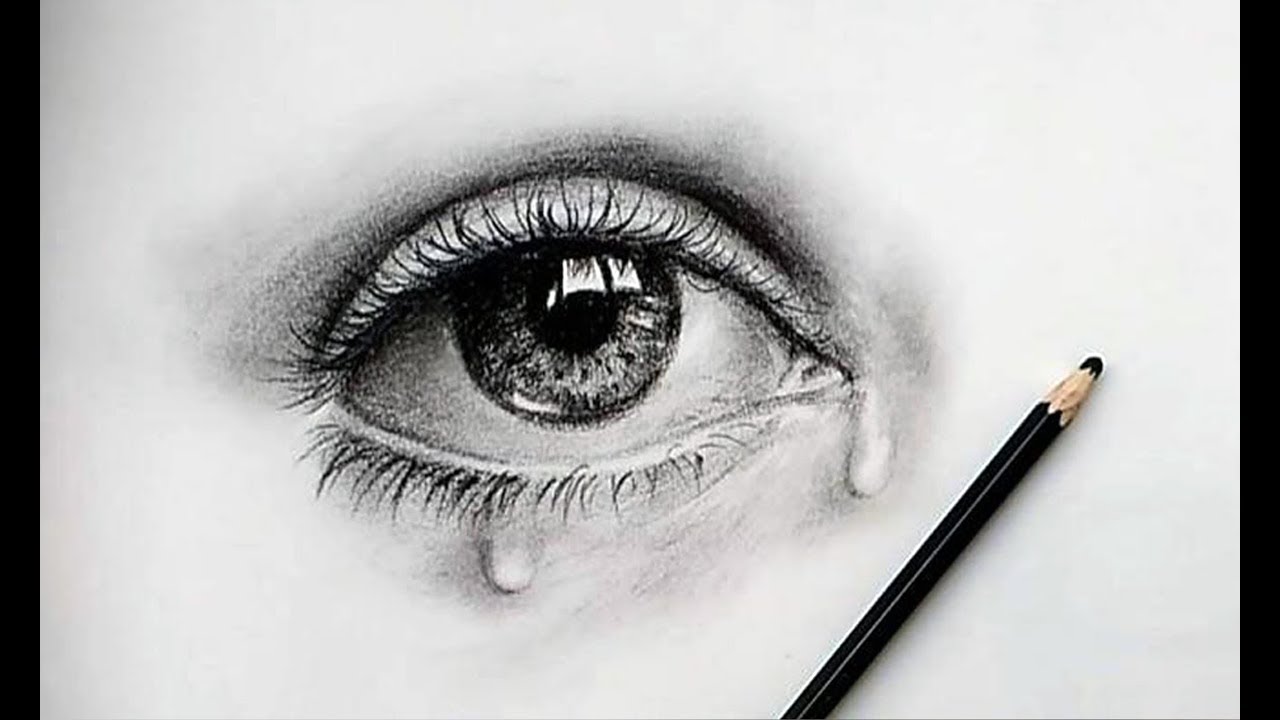 How to draw a beautiful eye very easily/ Pencil Sketch Tutorial 01 ...