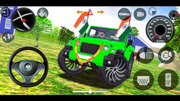 Modified Mahindra Thar😈Games:Indian Thar (Gadi Wala Games) Car Game Android Game - Android Gameplay