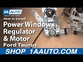 How to Replace Window Regulator 1996-2007 Ford Taurus