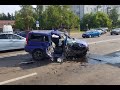 В центре Красноярска водитель Хонды врезался в столб и погиб