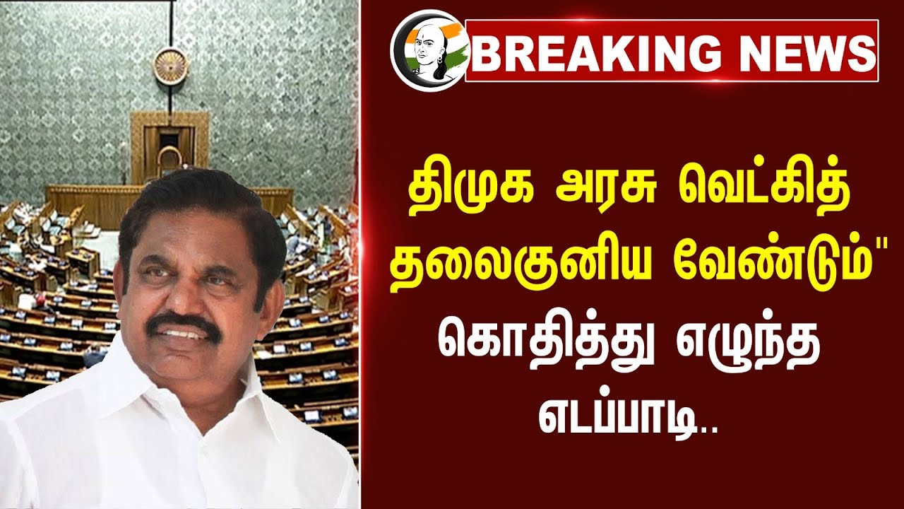 #breakingnews : "DMK Govt வெட்கித் தலைகுனிய வேண்டும்" கொதித்து எழுந்த EPS | Krishnagiri | MK Stalin
