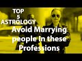 TOP 5 MARS & PLUTO PROFESSIONS | Why You Should Avoid Marrying Men In these Professions