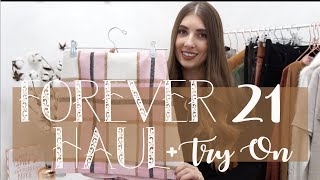 FOREVER 21 HAUL + TRY ON \/\/ Fall Fashion Edit \/\/ Lauren Dumonceau