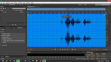 Adobe Audition CS6 Keyboard Shortcuts