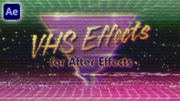 Damaged VHS Tape Effect in After Effects