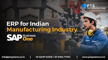 SAP Business One for Indian Manufacturers | Best ERP for Manufacturing Industry | PTS Systems
