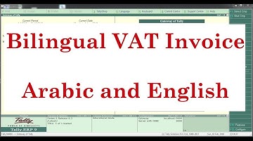 Tally ERP.9 Bilingual Invoice Customization with Ledger Description