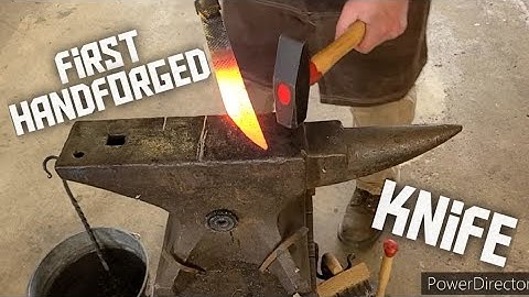 Handforged Viking Seax Knife Part 1
