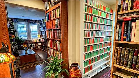 Bookshelf Tour of The Largest Home Library on Reddit - Complete Loeb Classical Library and More