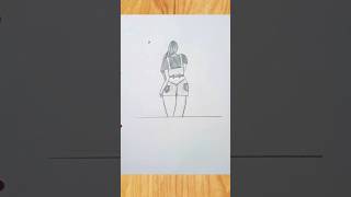cute girl sketch ‼️ cute girl drawing drawing shortvideo shortvideo shortsfeed shortsfeed