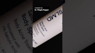 The OG Body Acne Spray created by @DrPimplePopper 💦😎 #slmdskincare #skincareproducts #bodycare