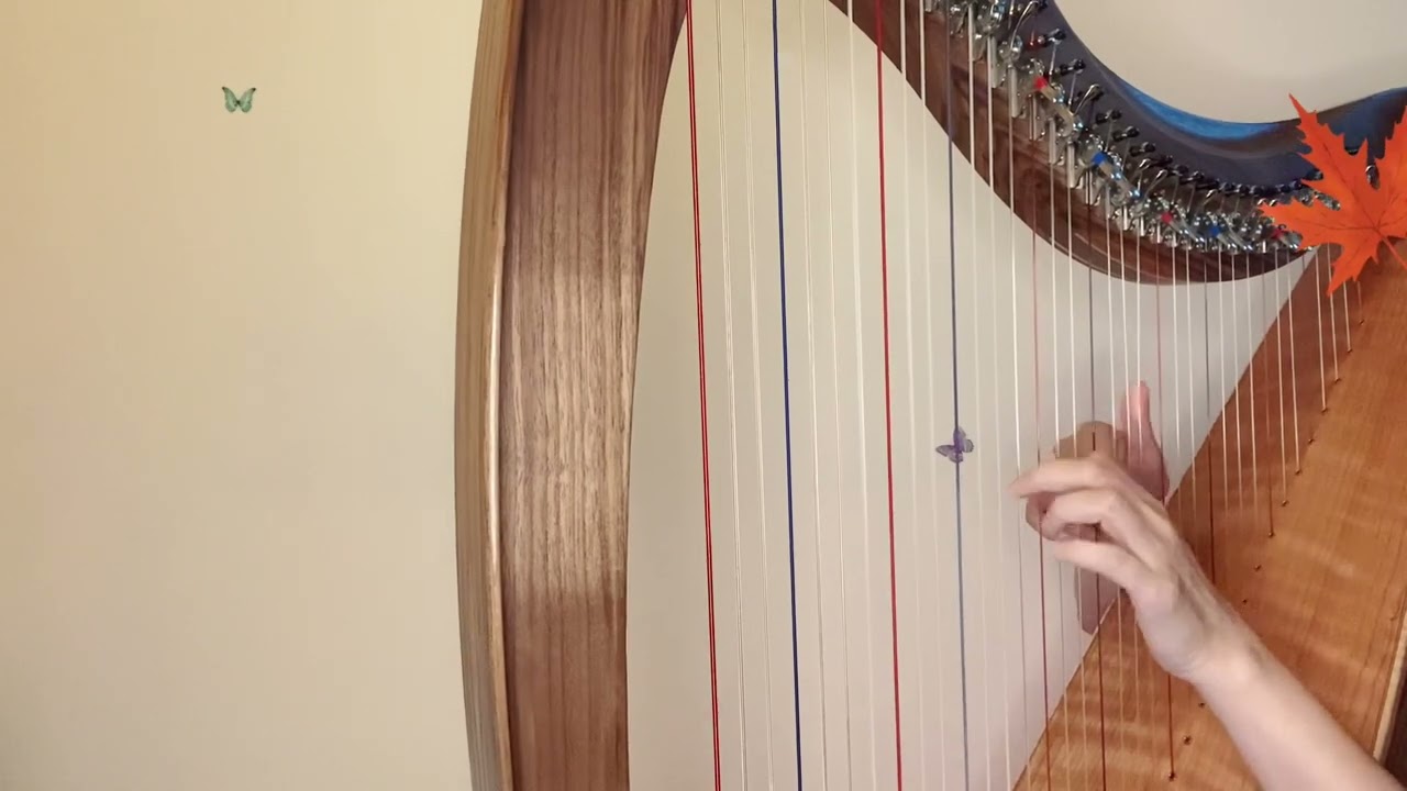 Modal playing on the Harp : Slow Ionian