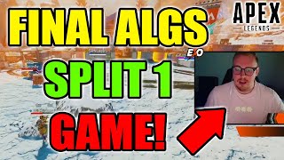 REACTING TO ALGS SPLIT 1 MATCH POINT GAME!