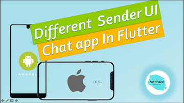 Flutter Different Sender & message UI || chat app #6