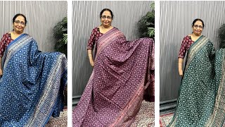 Semi silk sarees.  WhatsApp to order 9074244276