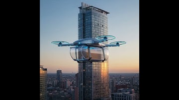 Fast delivery drones even on high-rise apartments #drone #ai #flying
