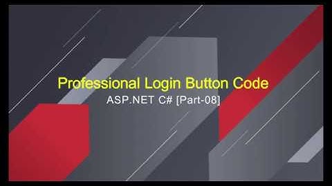 (Hindi) Lec-09 |ASP.NET C# | Professional Code for Login Page | Custom Framework | CODERBABA