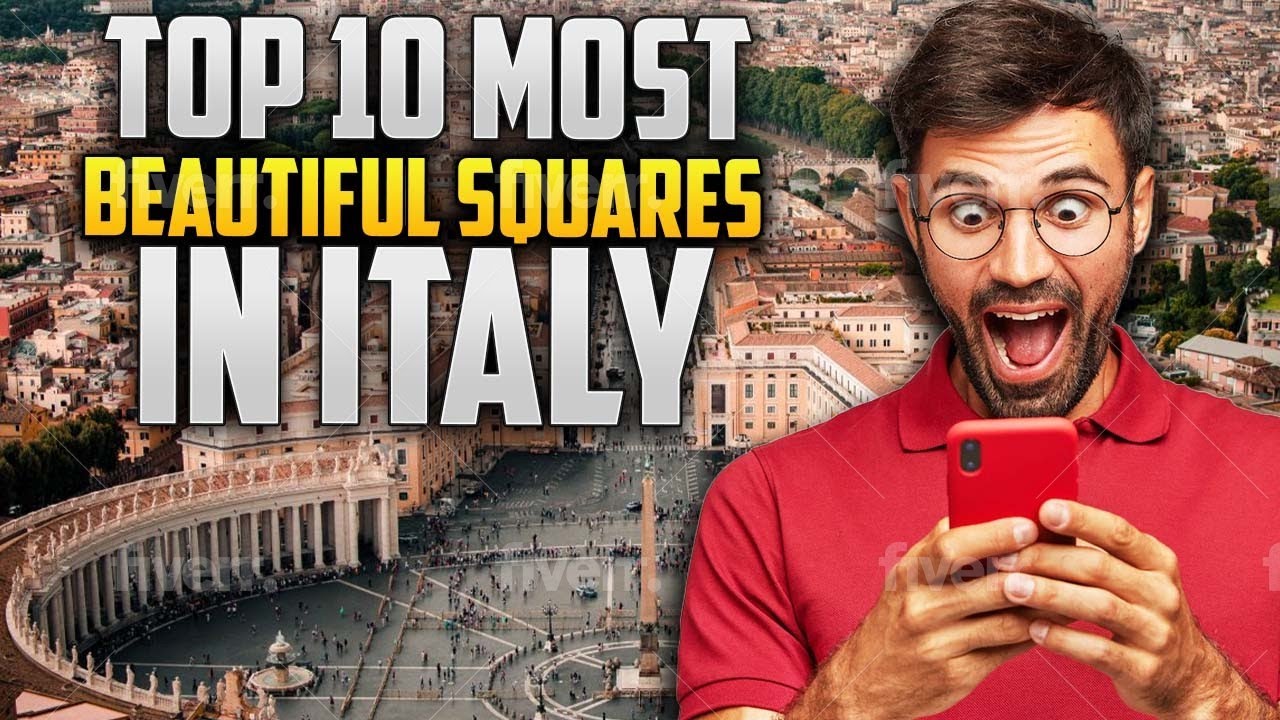 TOP 10 MOST BEAUTIFUL ITALIAN SQUARES You've NEVER Seen Before!