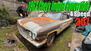 Saving an abandoned 1962 Chevy Impala Convertible. Back yard city find, Americas favorite low rider. by Iron City Garage 7,460 views 6 months ago 25 minutes