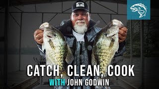 Garmin LiveScoping for HUGE Crappie | Catch, Clean, Cook