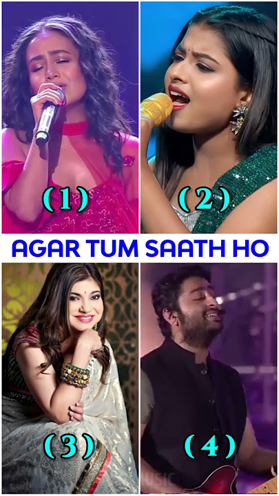 Agar Tum Saath Ho - Neha Kakkar, Arunita Kanjilal, Alka Yagnik, Arijit Singh | Ashiqui 2 | #shorts