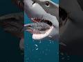 Who Would eat Who? Great White shark Vs Megalodon
