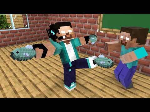 Monster School : Herobrine team is the best - Funny Minecraft Animation