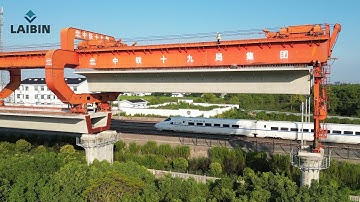 The installation of bridge bearings and the entire process of bridge construction: