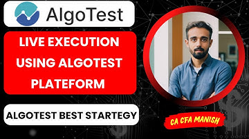 Algotest Live Execution using Algotest Best Selling Strategy | Algotest Best Buying Strategy