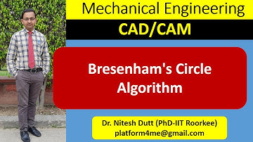 B.Tech|| ME|| CAD/CAM||Bresenham