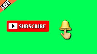 YouTube Subscribe Button||Free HD Green Screen||No Copyrights Sky View