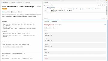 Intersection Of Three Sorted Arrays