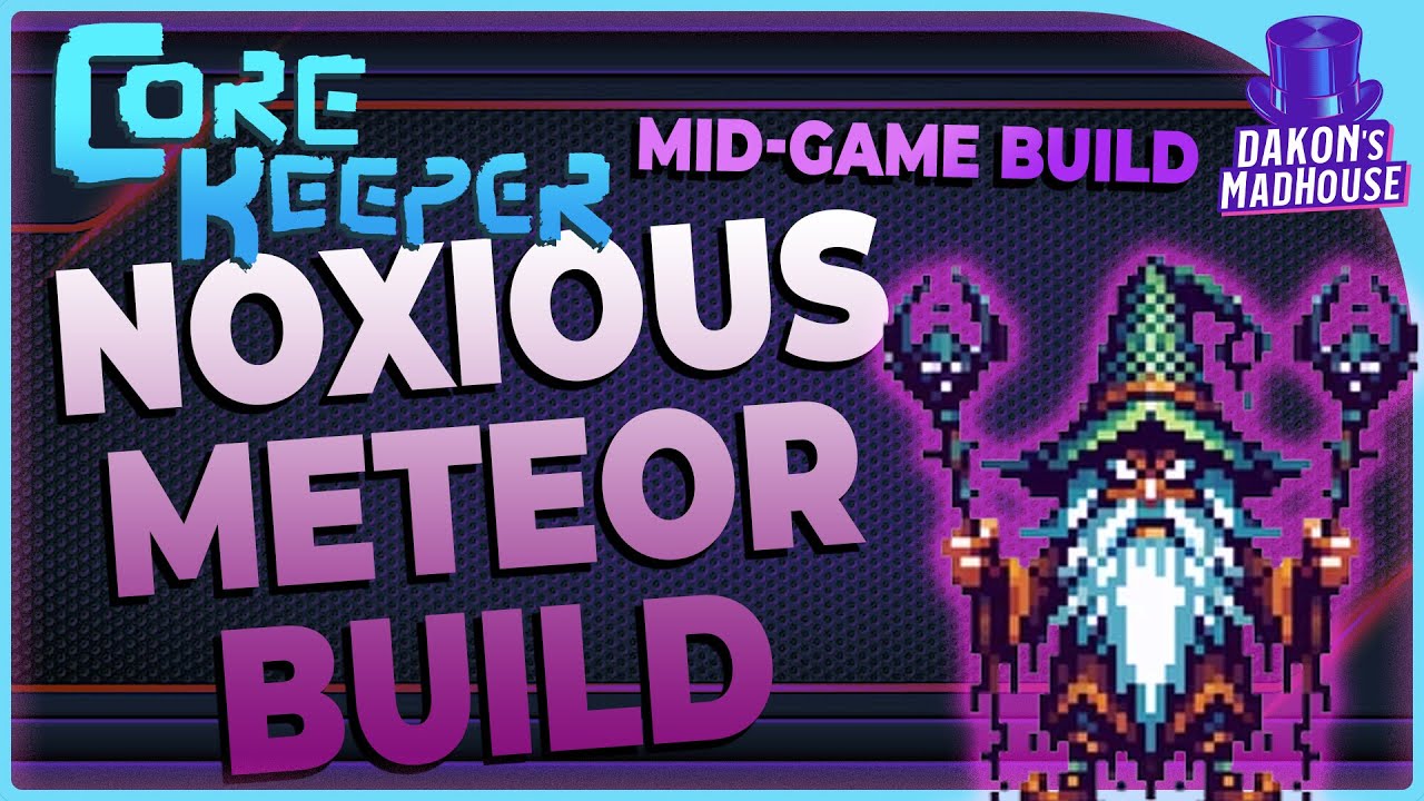Toxic Meteors of Doom - INSANE Mage Build | Core Keeper 1.1