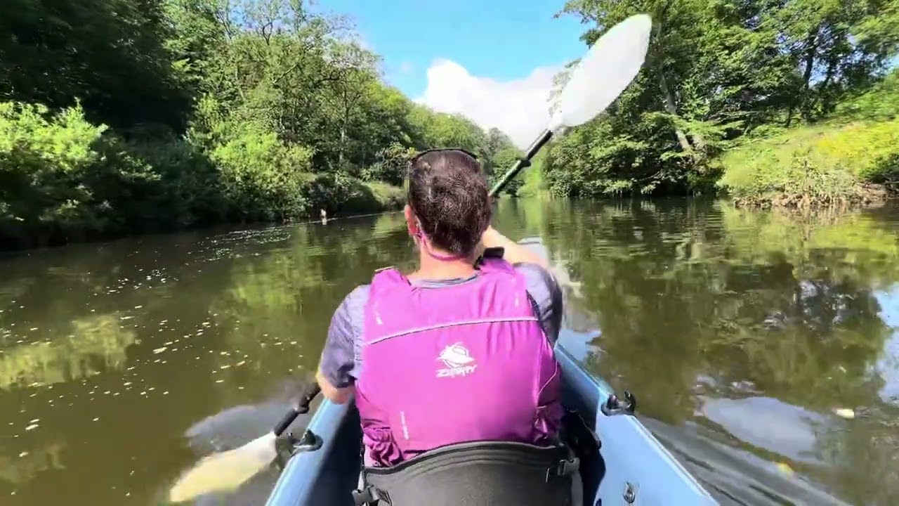 Chasing the tide on the River Coquet from Warkworth, Northumberland