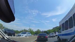 Driving in New York City, NYC - Henry Hudson Pkwy Car Accident.