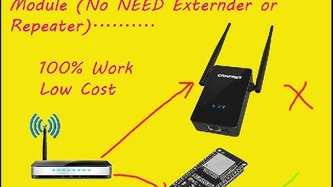 Make WIFI Repeater (Signal Booster) using ESP32 at Home.............................