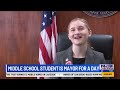 Middle School Student Mayor for a Day