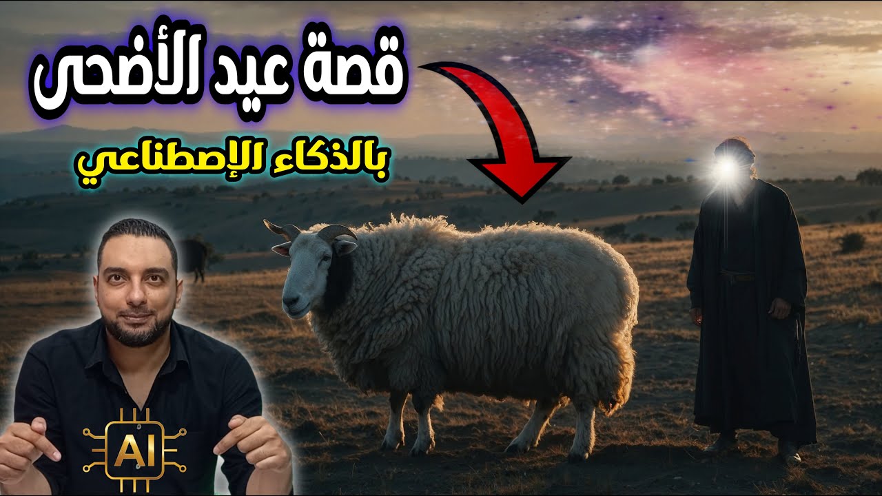 قصة عيد الأضحى من القرآن والسنة بالذكاء الإصطناعي