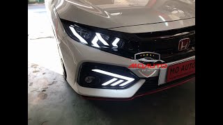 โคมไฟหน้า LED Lamborghini CIVIC FC / FC MC / FK / FK MC 2020