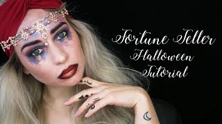 FORTUNE TELLER HALLOWEEN MAKEUP TUTORIAL