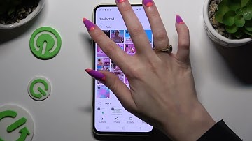 SAMSUNG Galaxy A35 - How to Select and Delete Multiple Photos At Once - Manage Your Gallery Efficien