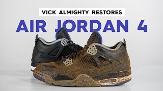 Vick Almighty Restores Air Jordan 4 Alternate Motorsport With Reshoevn8r