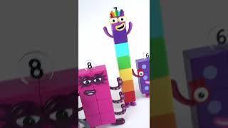 20 to 1 Counting Numbers Backwards - Countdown Song with Numberblocks Toys #numberblocks