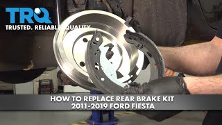 How to Replace Rear Brake Kit 2011-2019 Ford Fiesta