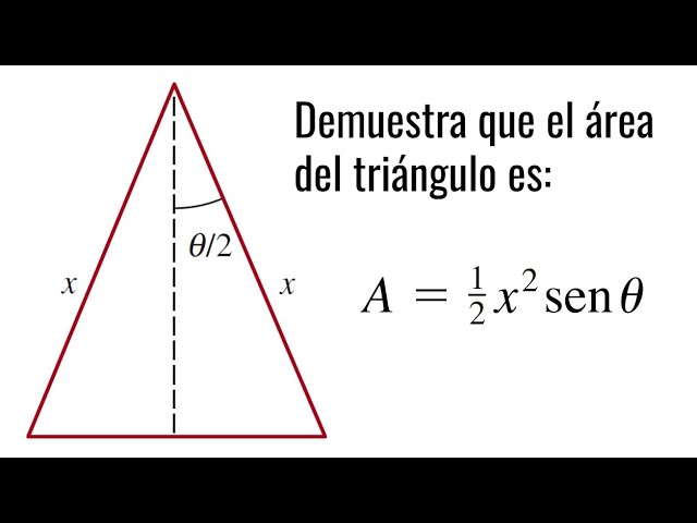 Triangulo Isosceles Area
