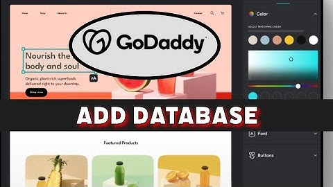 How to Add Database on Godaddy 2025?