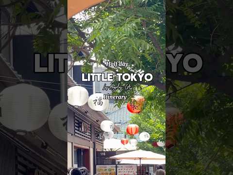 Spend Half A Day With Me In Little Tokyo Los Angeles Losangeles Thingstodoinla Japanesefood