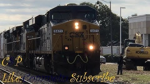 [CSXT]5471 [ES40DC],146 [CW44AC],5315 ES40DC Leads Q410-18 W/ Loaded Juice Cars NB Through Fay NC